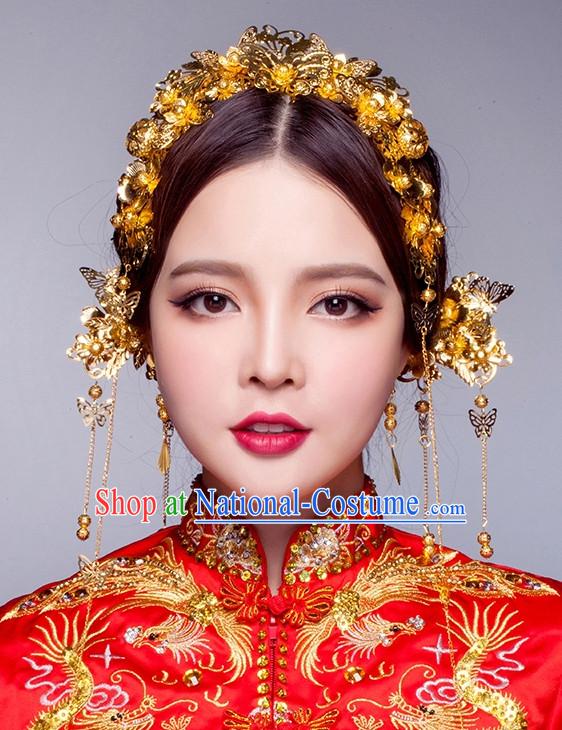 Top Chinese Bridal Hair Fascinators Jewellery Accessories Wedding Headpieces