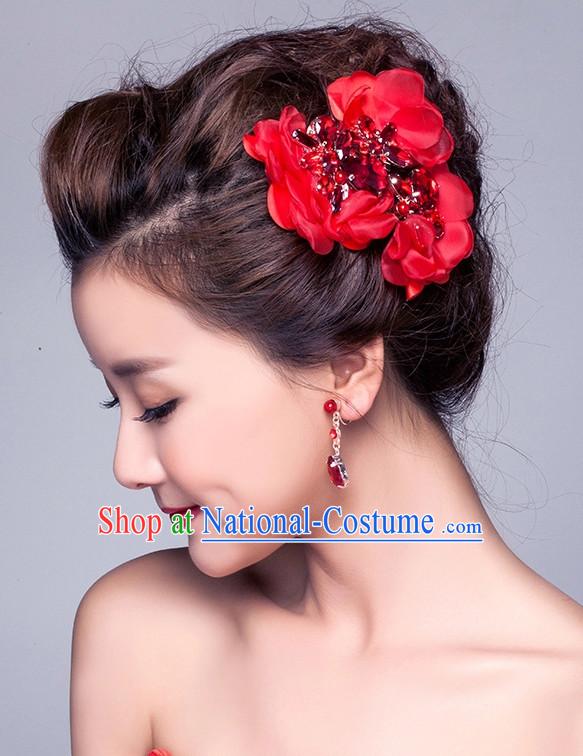 Top Chinese Bridal Hair Fascinators Jewellery Accessories Wedding Headpieces