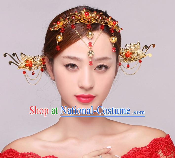 Top Chinese Bridal Hair Fascinators Jewellery Accessories Wedding Headpieces