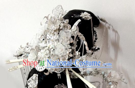 Chinese Traditional Hair Accessories Hair Fascinators Headbands Bridal Headpieces