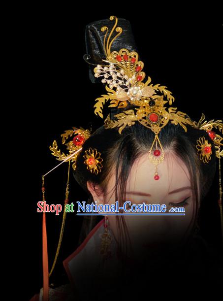 Chinese Empress Phoenix Hair Accessories Comb Fascinators Headbands Bridal Headpieces