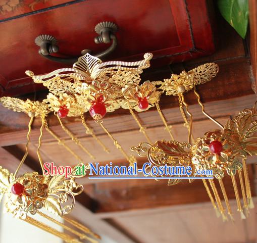 Chinese Traditional Hair Accessories Hair Fascinators Headbands Bridal Headpieces