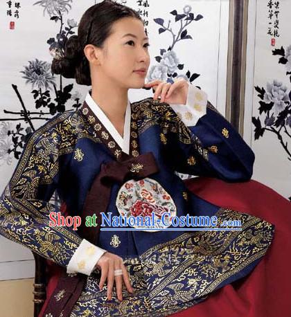 Dangui Korean Royal Costume Traditional Korean Queen Princess Ceremony Costumes for Women