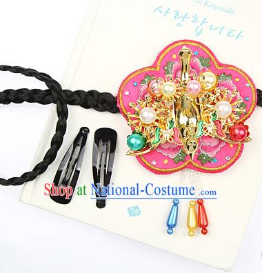 Korean Royal Hair Accessories Hair Ties Hair Jewelry Fascinators Hair Extensions Headbands