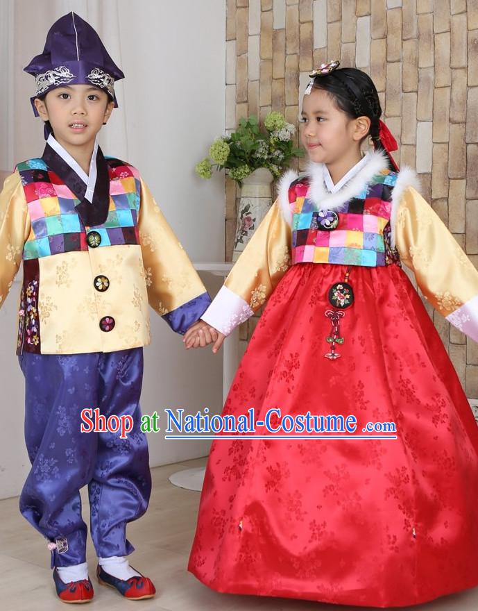 Top Traditional Korean Kids Fashion Kids Apparel Birthday Baby Clothes Boys Clothes Girls Clothing