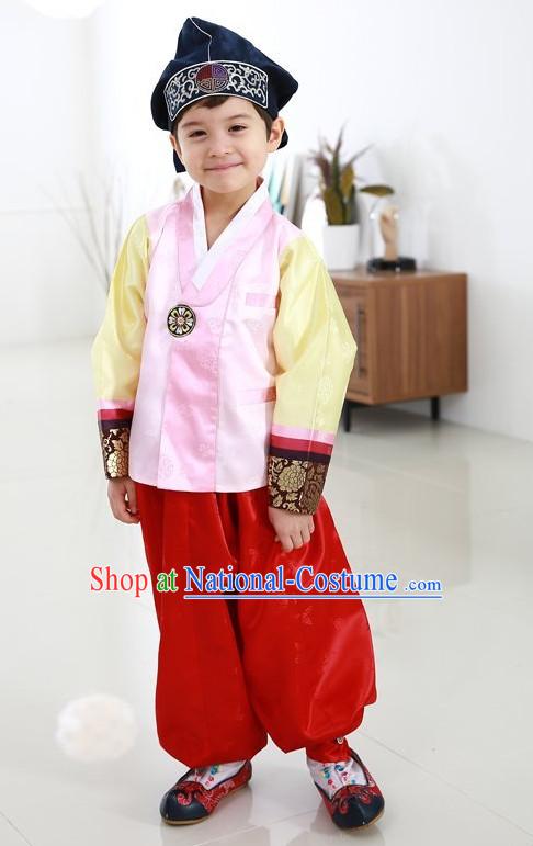 Korean Traditional Hanbok Clothing Dresses Kids Fashion Korean Boys Clothes