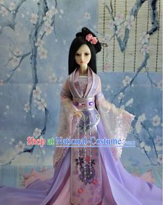 Chinese Traditional Princess Garment and Hair Accessories Complete Set for Women