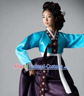 Korean Women Fashion Traditional Hanboks Costumes Complete Set