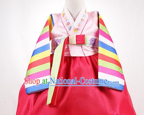 Top Korean Kids Birthday Hanbok Ceremonial Dresses