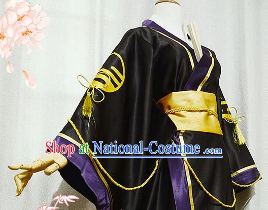 Chinese Costumes Traditional Clothing China Shop Asian Warrior Black Cosplay Costumes