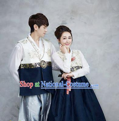 Korean Traditional Hanbok Formal Dresses Special Occasion Dresses for Couple