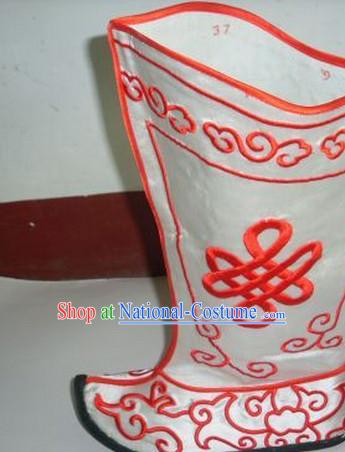 Chinese Traditional over the Knee Boots Ankle Boots