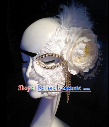 Custom Made Designer Face Mask Hair Fascinators Hair Slides Headpieces Hair Ornaments