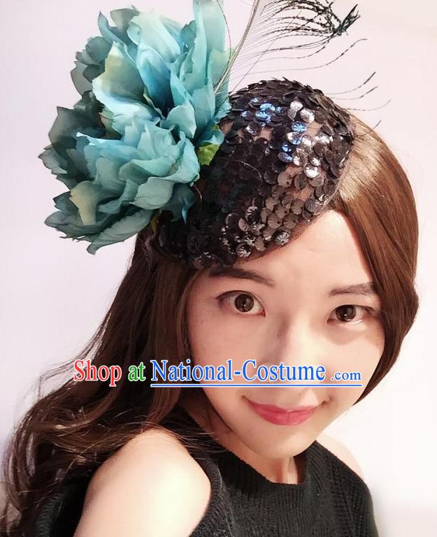 Custom Made Designer Handmade Butterfly Hair Fascinators Hair Slides Headpieces Hair Ornaments Set