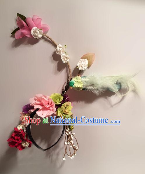 Flower Headpieces Hair Fascinators Hair Slides Headpieces Hair Ornaments