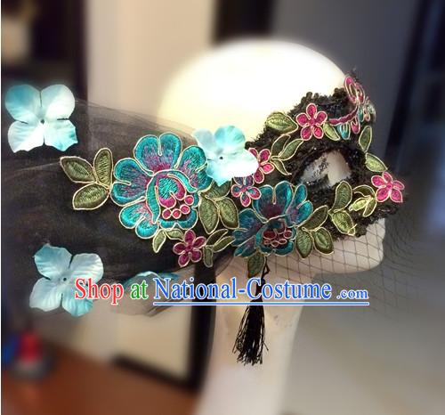 Custom Made Designer Handmade Facial Mask Hair Fascinators Hair Slides Headpieces Hair Ornaments Set