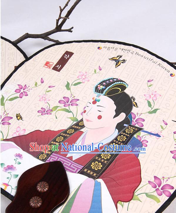 Korean Traditional Handmade Dance Fan for Women