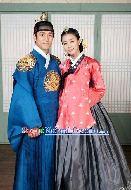 Korean Emperor and Empress National Dress Costumes Traditional Costumes online Clothes Shopping