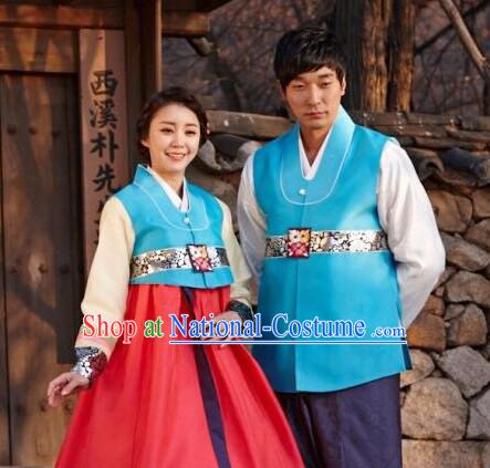 Korean Couple Hanbok Fashion online Apparel Hanbok Costumes Dresses