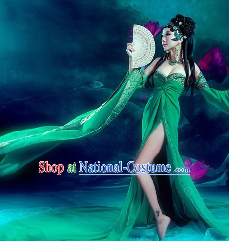 Chinese Traditional National Costumes Fairy Sexy Halloween Costume Complete Set