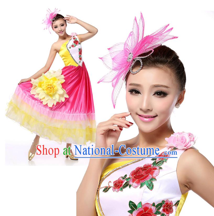 Chinese Girls Dancewear Dance Costume Stores online and Headpieces for Women