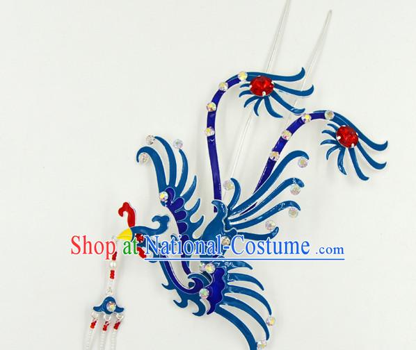 Chinese Traditional Handmade Opera Phoenix Hair Accessory