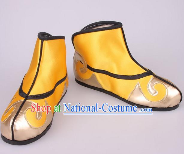 Chinese Beijing Opera Emperor Shoes for Men