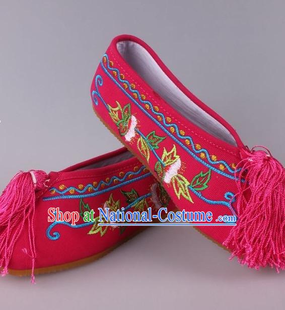 Chinese Beijing Opera Hua Tan Shoes for Women