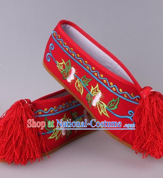 Chinese Beijing Opera Hua Tan Shoes for Women