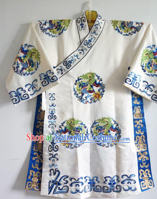 Asian Fashion China Traditional Chinese Dress Ancient Chinese Clothing Chinese Traditional Wear Chinese Opera Long Embroidered Kylin Robe for Men