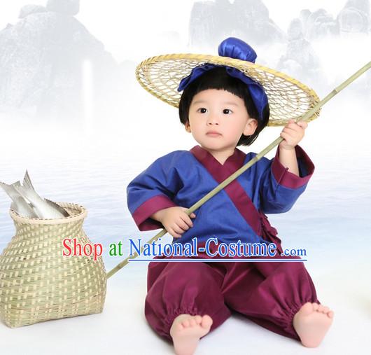 Ancient Chinese Hanfu Dress for Kids