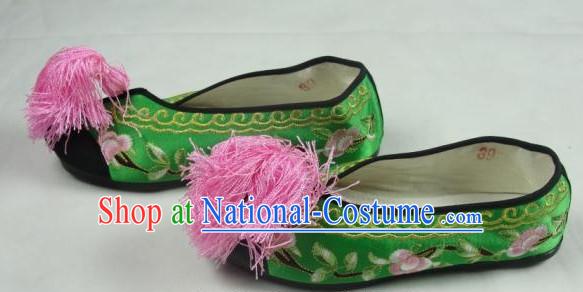 Chinese Beijing Opera Embroidered Shoes for Women