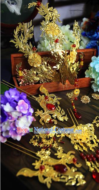 Chinese Traditional Princess Hair Accessories Phoenix Set