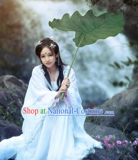 Chinese Classical White Fairy Dress for Women