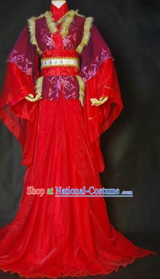 Chinese Style Red Dress for Women