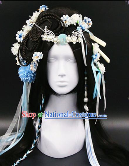 Chinese Traditional Handmade Empress Flower Hair Accessories Set