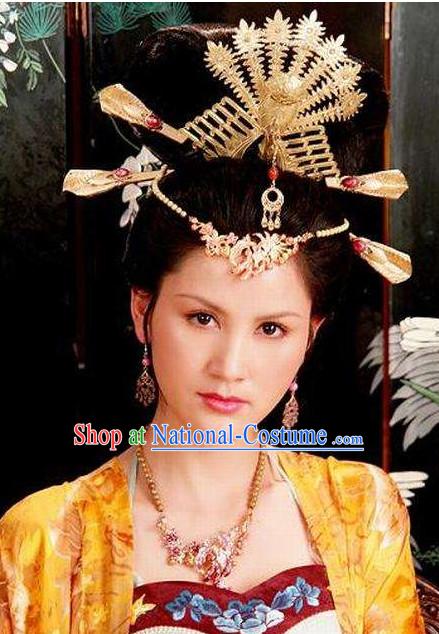 Traditonal Chinese Handmade Phoenix Hair Jewelry and Earrings