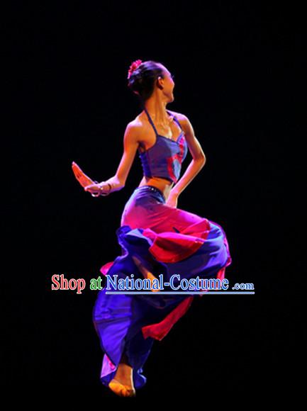 Beijing Dance Accademy Girls Dai Dance Costumes