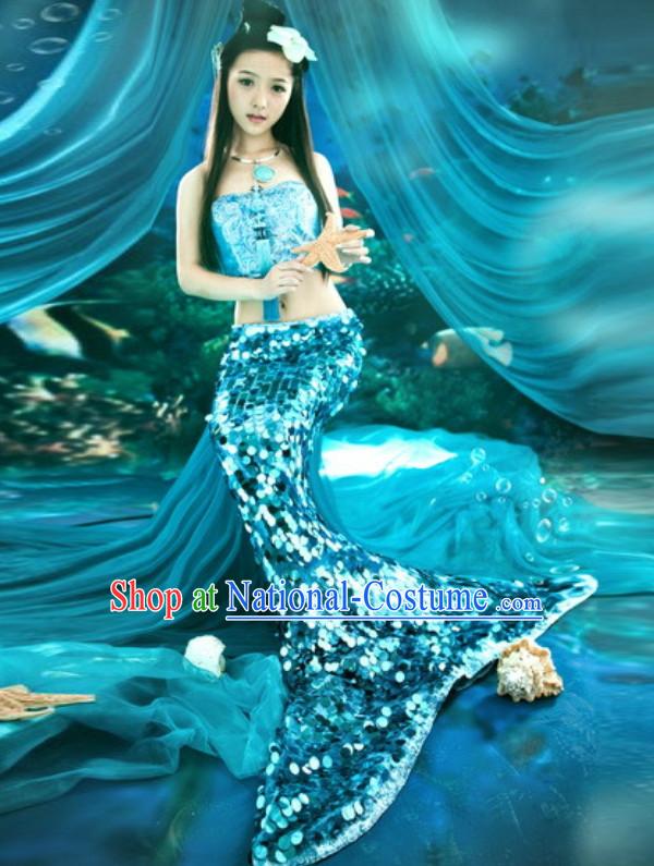 Custom Made Stage Performance Mermaid Costumes