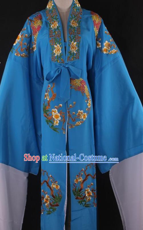 Chinese Traditional Dress Oriental Clothing Theatrical Costumes Opera Costume Long Sleeves Lady Dresses