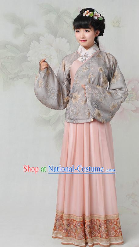 Chinese Hanfu China Shopping Asian Fashion Plus Size Clothing Clothes online Oriental Dresses Ancient Costumes and Hair Accessories Complete Set