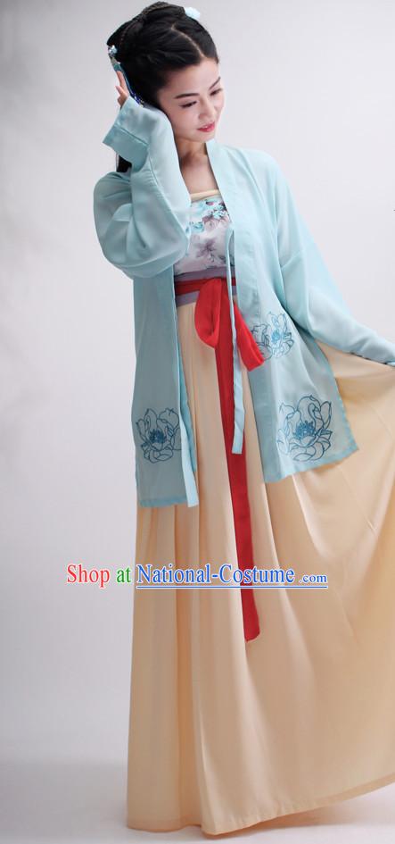 Ancient Chinese Hanfu Suit Complete Set for Women