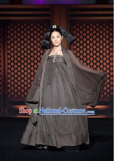 Ancient Korean Imperial Empress ostume and Headpieces Complete Set