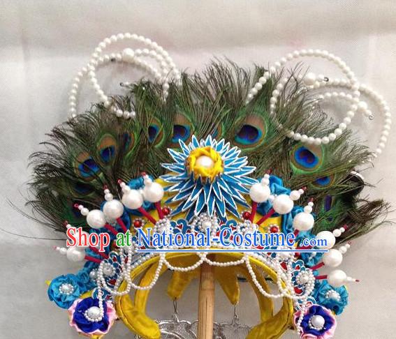 Ancient Chinese Opera Cantonese Opera Emperor Peacock Hat