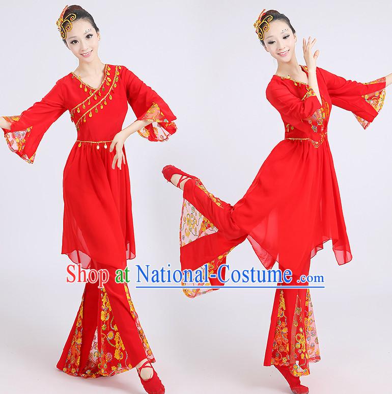 Chinese Dance Costumes Costume Discount Dance Costume Gymnastic Leotard Dancewear Chinese Dress Dance Wear