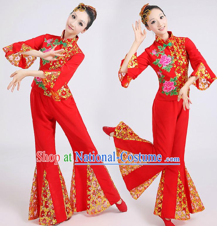 Chinese Dance Costumes Costume Discount Dance Costume Gymnastic Leotard Dancewear Chinese Dress Dance Wear