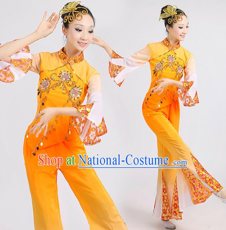 Chinese Classical Dance Costumes Group Dancing Costume Discount Dance Costume Gymnastic Leotard Dancewear China Dress Dance Wear