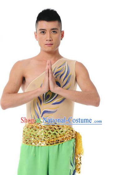 Chinese Classic Dancing Costume Complete Set for Men