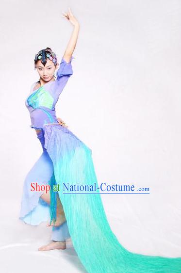 Chinese Classic Fan Dance Costume