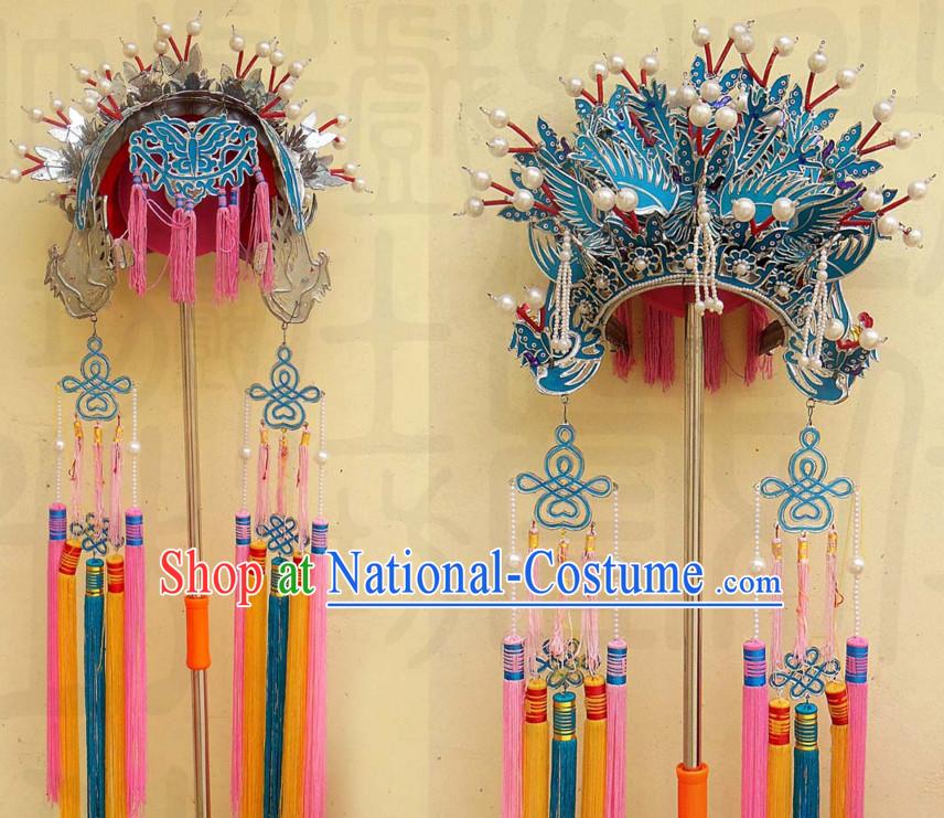 Traditional Chinese Classica Phoenix Opera Hat Crown Coronet for Women